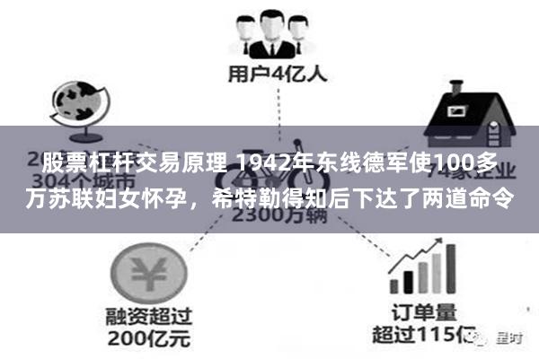 股票杠杆交易原理 1942年东线德军使100多万苏联妇女怀孕，希特勒得知后下达了两道命令